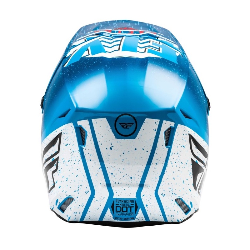 FLY Racing Kinetic K120 Motocross kaciga plavo-bijelo-crvena rasprodaja