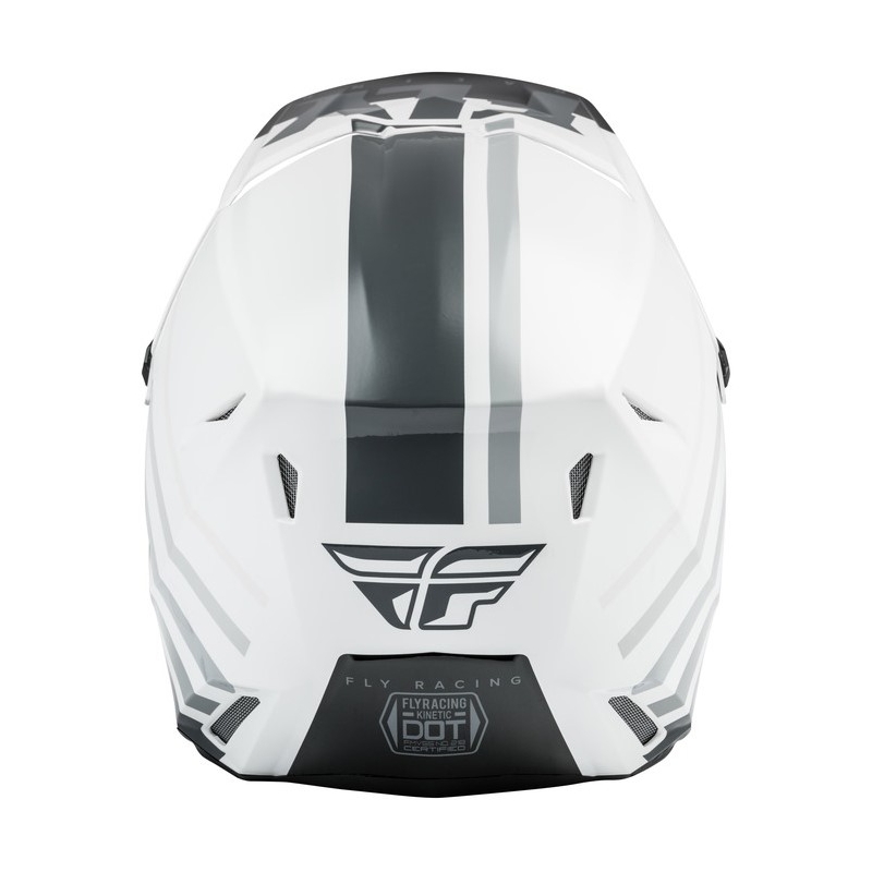 Motocross kaciga FLY Racing Kinetic K120 bijelo-crno-siva