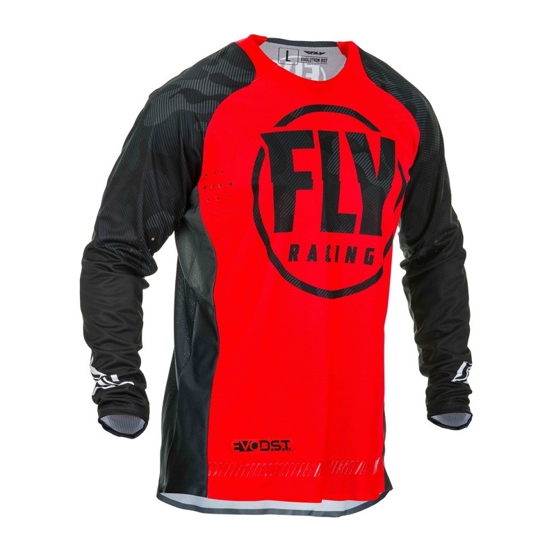 Motocross dres FLY Racing Evolution crveno-crni