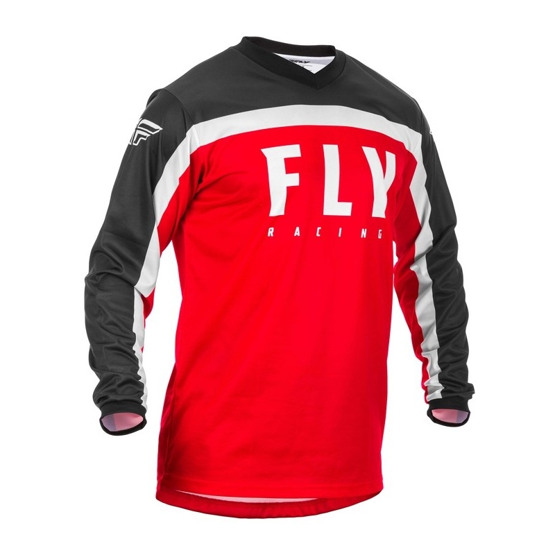 Motocross dres FLY Racing F-16 2020 crveno-crno-bijeli