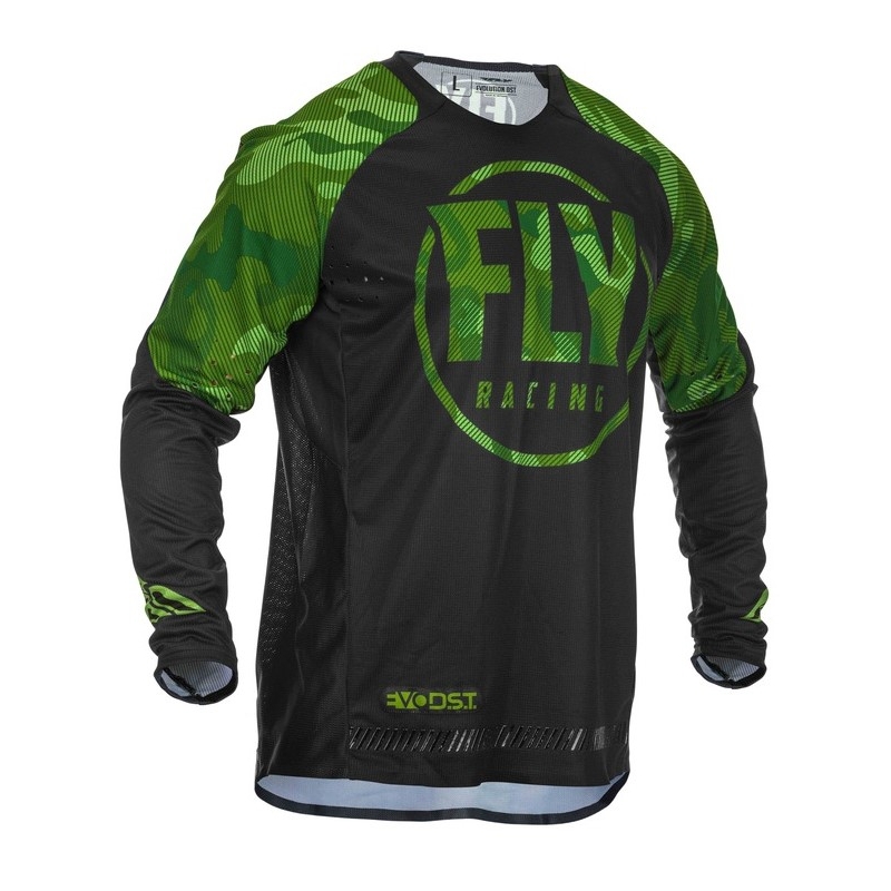 Motocross dres FLY Racing Evolution zeleno-crni