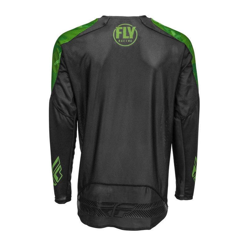 Motocross dres FLY Racing Evolution zeleno-crni