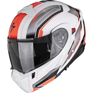 Scorpion EXO-930 EVO Space preklopna motociklistička kaciga bijelo-srebrno-crvena