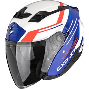 Scorpion EXO-Z1 Prymus otvorena motociklistička kaciga bijelo-plavo-crvena