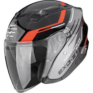 Scorpion EXO-Z1 Prymus otvorena motociklistička kaciga crno-srebrno-crvena