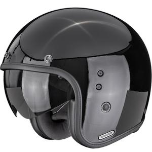 Motociklistička kaciga Scorpion Belfast II Solid otvorenog tipa, crna