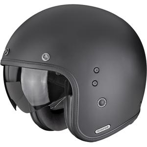 Motociklistička kaciga Scorpion Belfast II Solid otvorenog tipa, mat crna