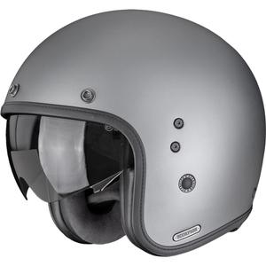 Motociklistička kaciga Scorpion Belfast II Solid otvorenog tipa, mat titanijsko siva