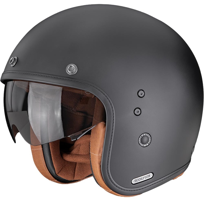 Scorpion Belfast II Luxe otvorena motociklistička kaciga mat crna