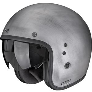 Motociklistička kaciga Scorpion Belfast II s otvorenim licem, srebrna