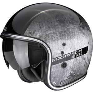 Scorpion Belfast II Quest otvorena motociklistička kaciga crno-srebrna
