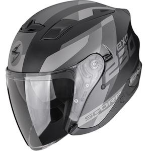 Scorpion EXO-230 Comics otvorena motociklistička kaciga mat crno-srebrna