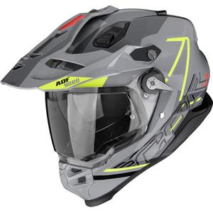 Enduro kaciga Scorpion ADF-9000 Air Summit srebrno-fluo žuta