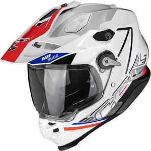 Enduro kaciga Scorpion ADF-9000 Air Summit bijelo-crveno-srebrna