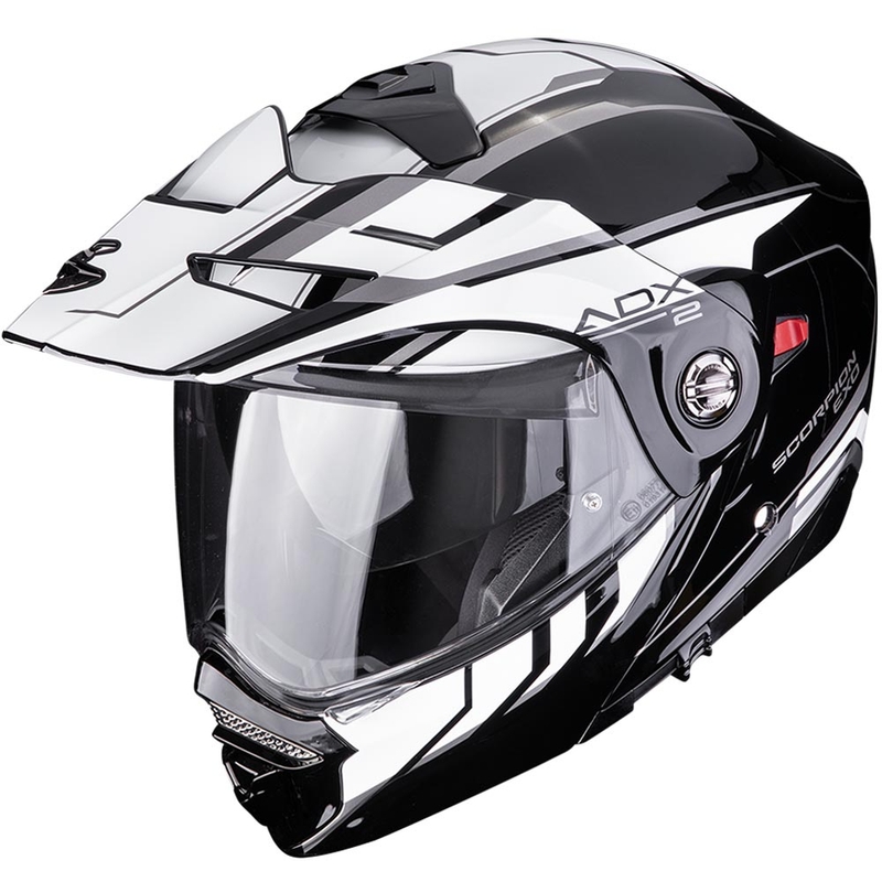 Enduro motociklistička kaciga Scorpion ADX-2 Walt crno-bijela
