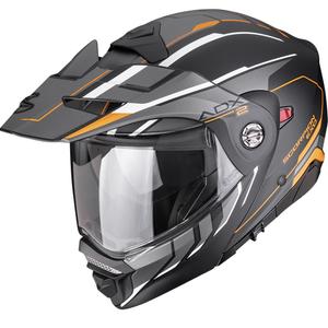 Enduro motociklistička kaciga Scorpion ADX-2 Walt mat crno-narančasta