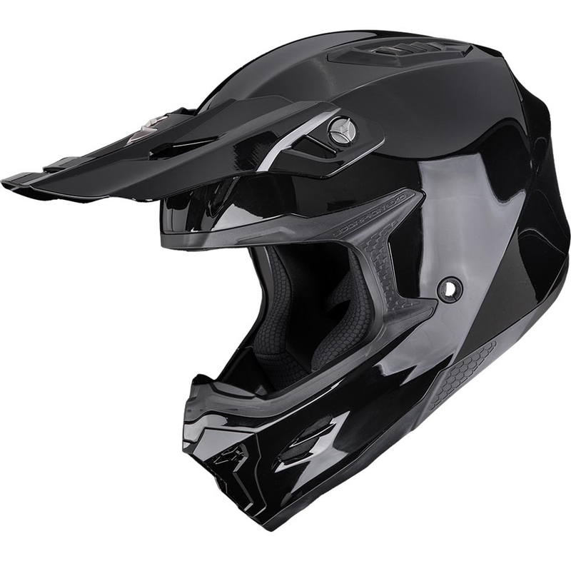 Scorpion SMX-10 Solid motokros kaciga crna