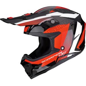 Kaciga za motokros Scorpion SMX-10 Speed crno-bijelo-crvena