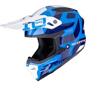 Scorpion SMX-10 Leap motocross kaciga plavo-bijela