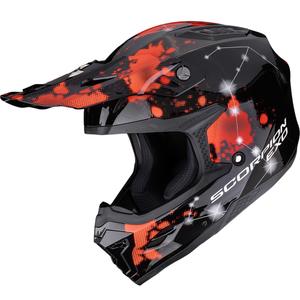 Scorpion SMX-10 Vibe motocross kaciga crno-crvena