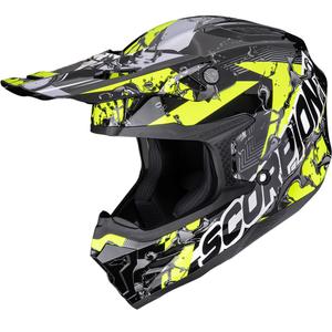Scorpion SMX-10 Gasoline motocross kaciga crno-žuta