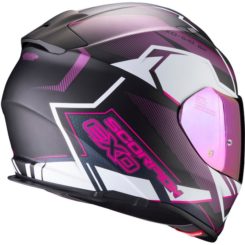 Scorpion EXO-510 Air Balt integralna kaciga crno-bijelo-roza