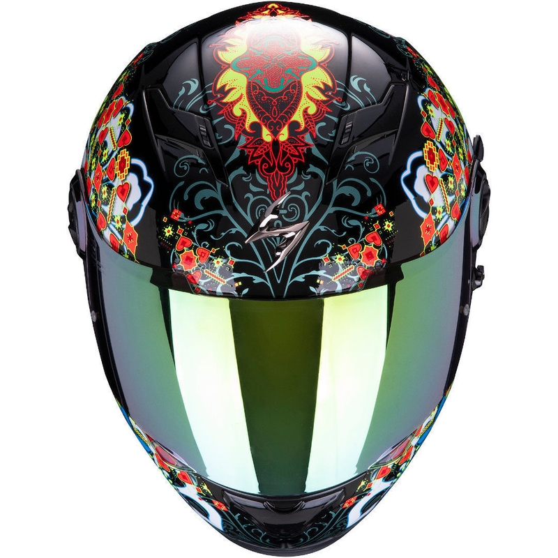 Scorpion EXO-490 Divina Integral kaciga crno-crveno-plava rasprodaja