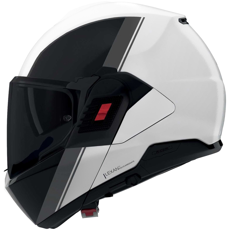 Preklopna motociklistička kaciga Nolan N120-1 Verniciatura Speciale 356 sjajna biserno-crna-siva