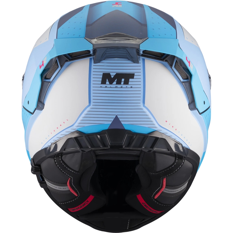 Integralna motociklistička kaciga MT Thunder 4 R SV Wind Tunnel C7 mat plavo-siva