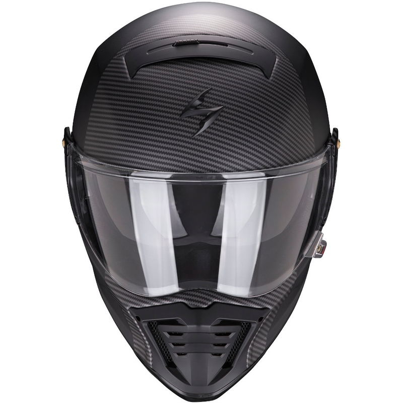 Scorpion EXO-HX1 Hostium integralna kaciga crno-srebrna