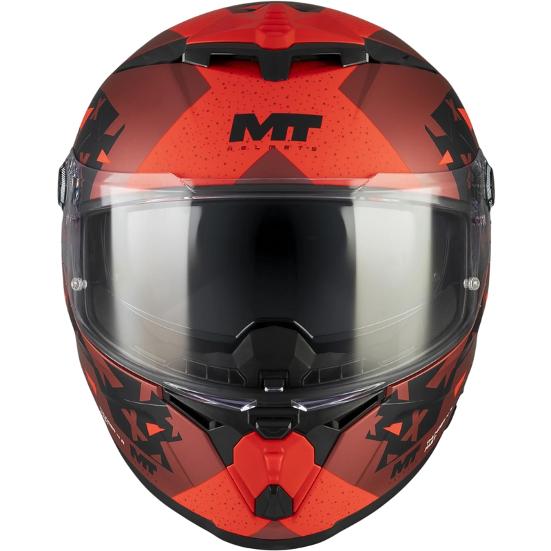 Integralna motociklistička kaciga MT Thunder 4 R SV Fast C5 mat crno-sivo-crvena