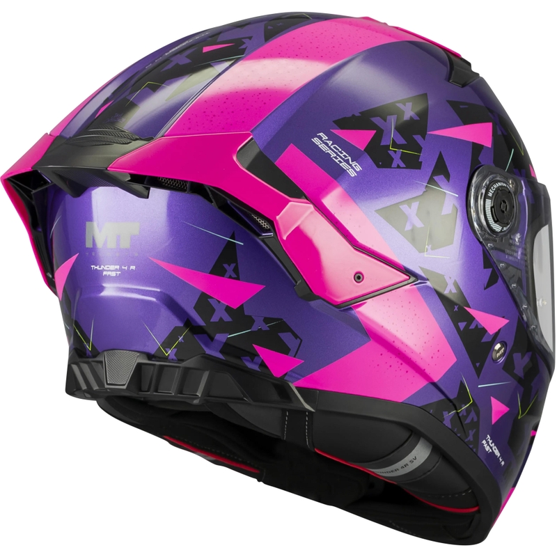 Integralna motociklistička kaciga MT Thunder 4 R SV Fast C8 ljubičasto-ružičasto-crna