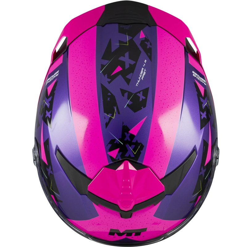 Integralna motociklistička kaciga MT Thunder 4 R SV Fast C8 ljubičasto-ružičasto-crna