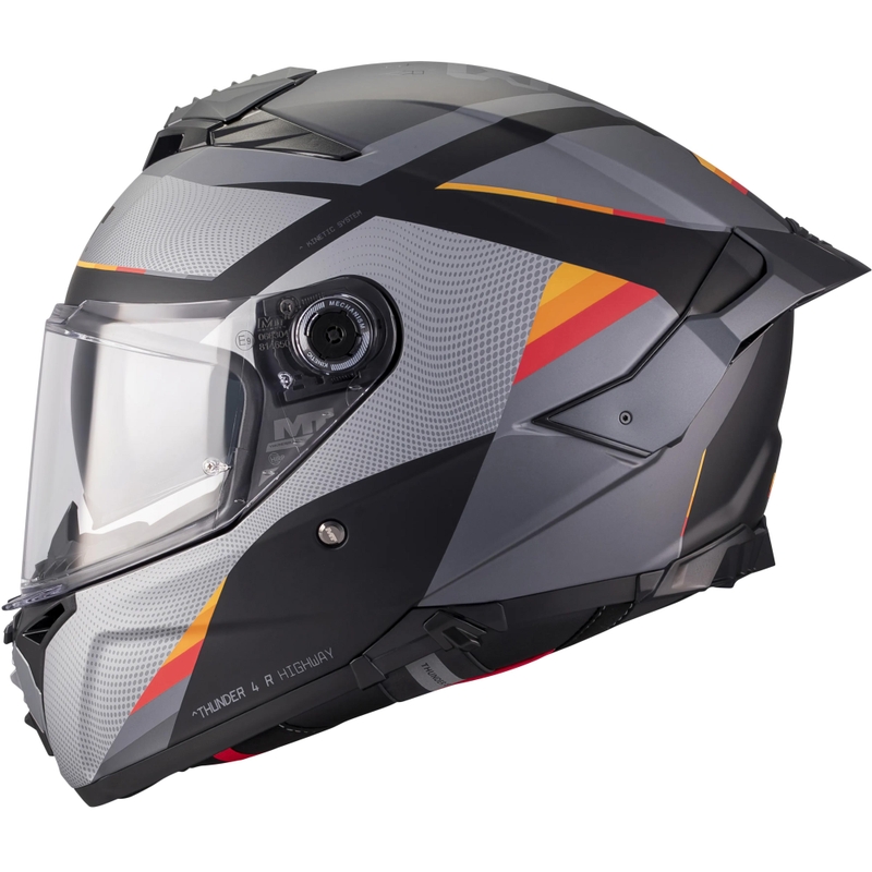 Integralna motociklistička kaciga MT Thunder 4 R SV Highway B5 mat sivo-crna