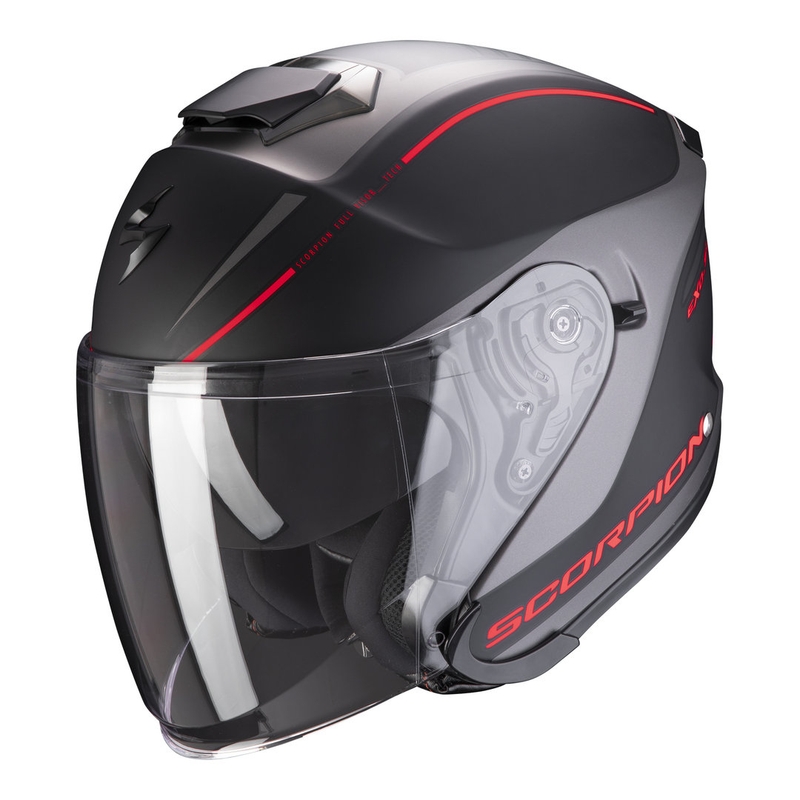 Scorpion EXO-S1 Shadow Open Helmet crno-crvena rasprodaja