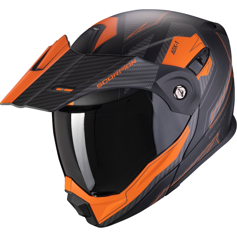 Scorpion ADX-1 Tucson flip up enduro kaciga crno-narančasta rasprodaja