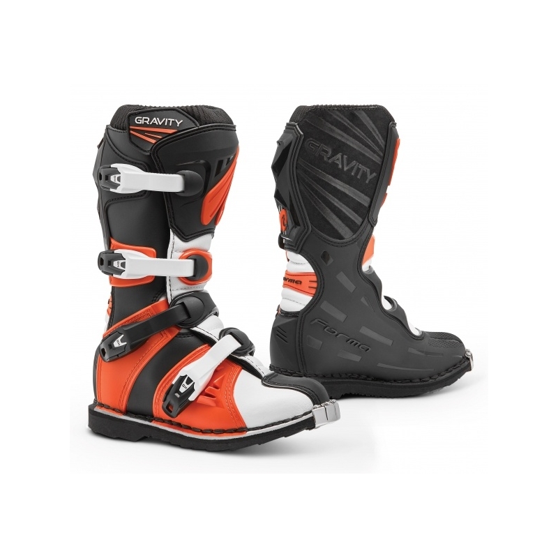 Dječje moto cipele Forma Gravity crno-narančaste