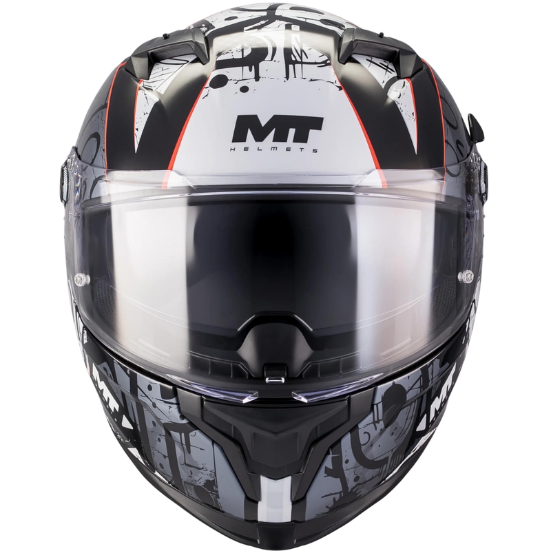 Integralna motociklistička kaciga MT Braker SV Blackboard B0 crno-siva