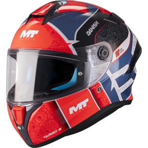 Integralna motociklistička kaciga MT Targo S Danish_26_Season C5 crveno-plavo-siva