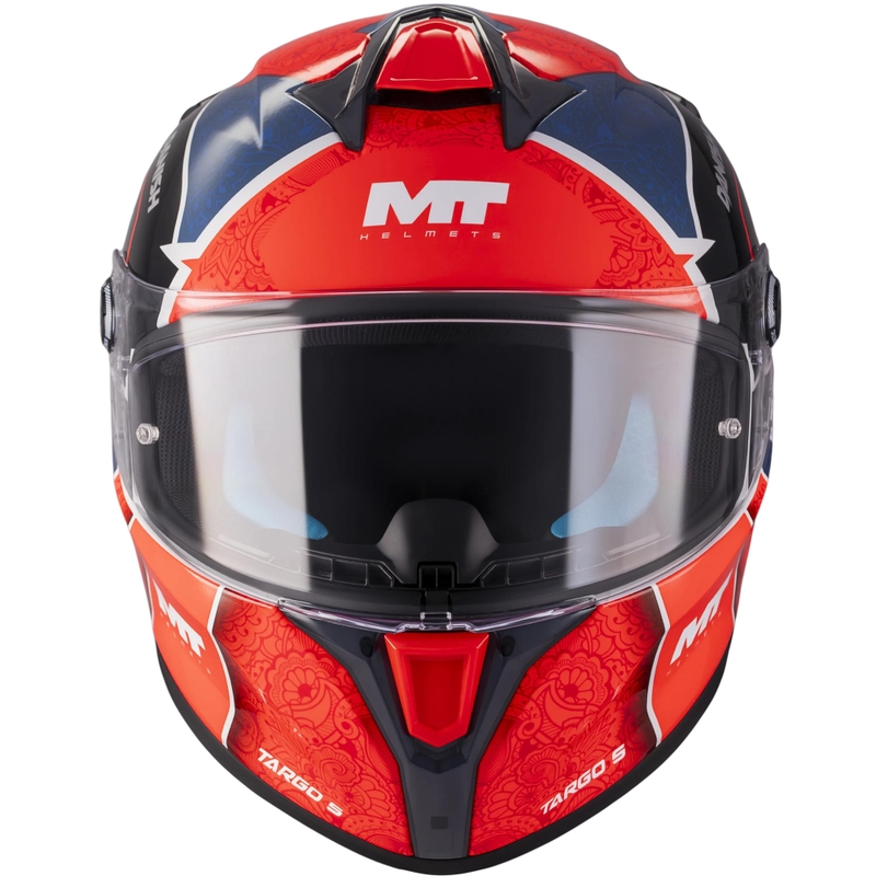 Integralna motociklistička kaciga MT Targo S Danish_26_Season C5 crveno-plavo-siva