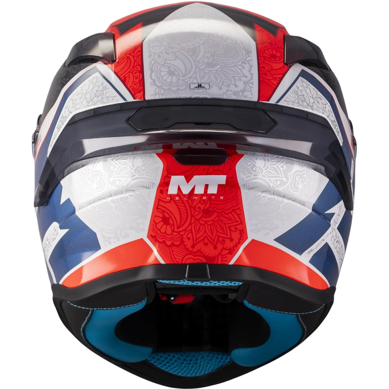 Integralna motociklistička kaciga MT Targo S Danish_26_Season C5 crveno-plavo-siva