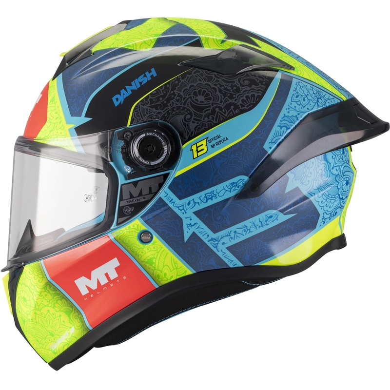 Integralna motociklistička kaciga MT Targo S Danish_26_Brasil C3 plavo-fluo žuto-crvena
