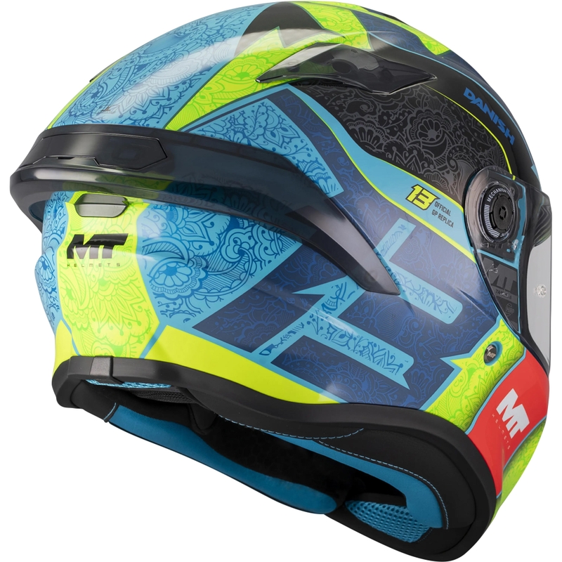 Integralna motociklistička kaciga MT Targo S Danish_26_Brasil C3 plavo-fluo žuto-crvena