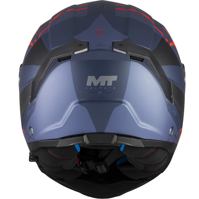 Preklopna motociklistička kaciga MT Atom 2 SV Change C17 mat crno-plava