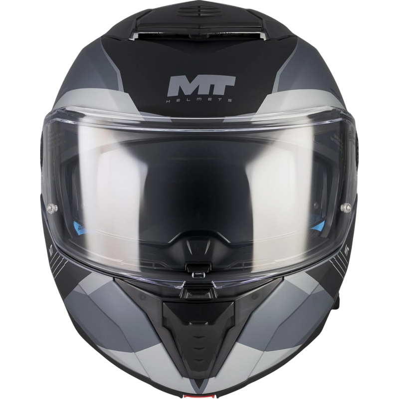 Preklopna motociklistička kaciga MT Atom 2 SV Kaster C2 mat crno-siva