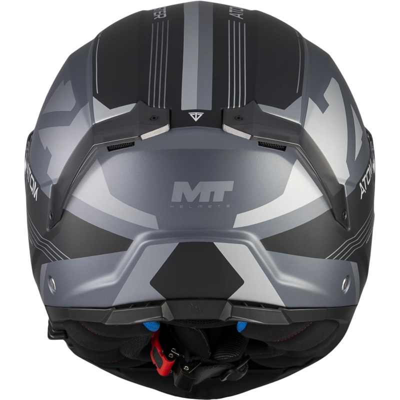 Preklopna motociklistička kaciga MT Atom 2 SV Kaster C2 mat crno-siva