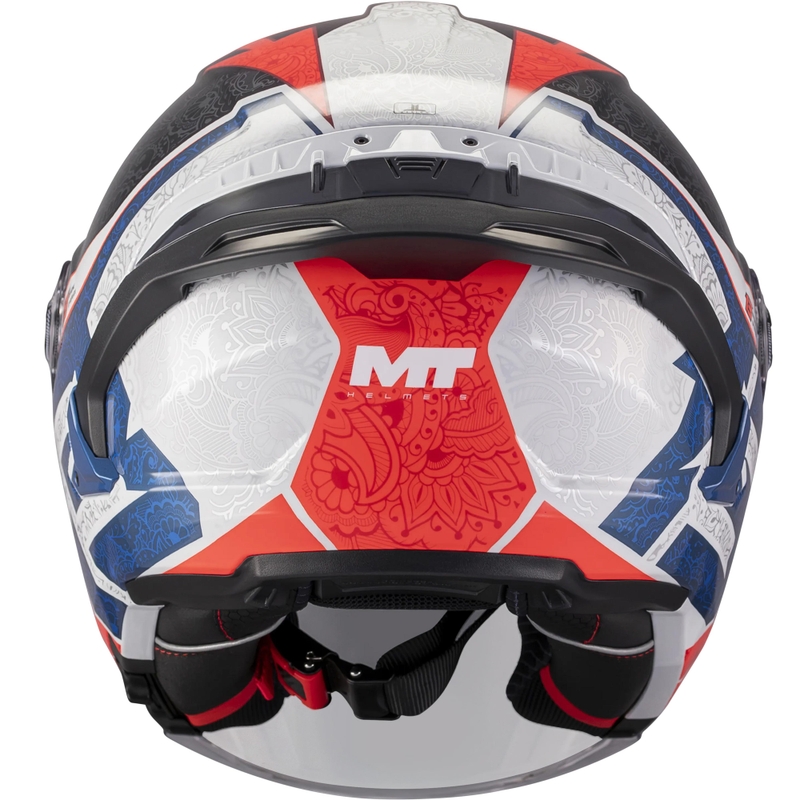 Otvorena motociklistička kaciga MT Cosmo SV Danish 26 Season C5 plavo-crveno-bijelo-crna