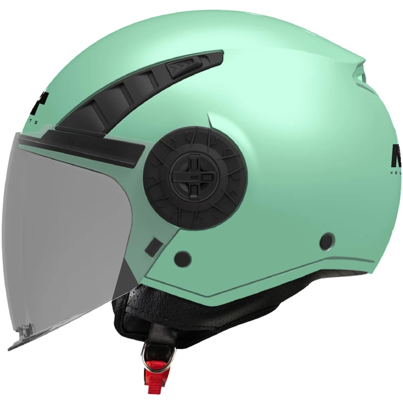 Otvorena motociklistička kaciga MT Aeris Pure A2 mat zelenkasta