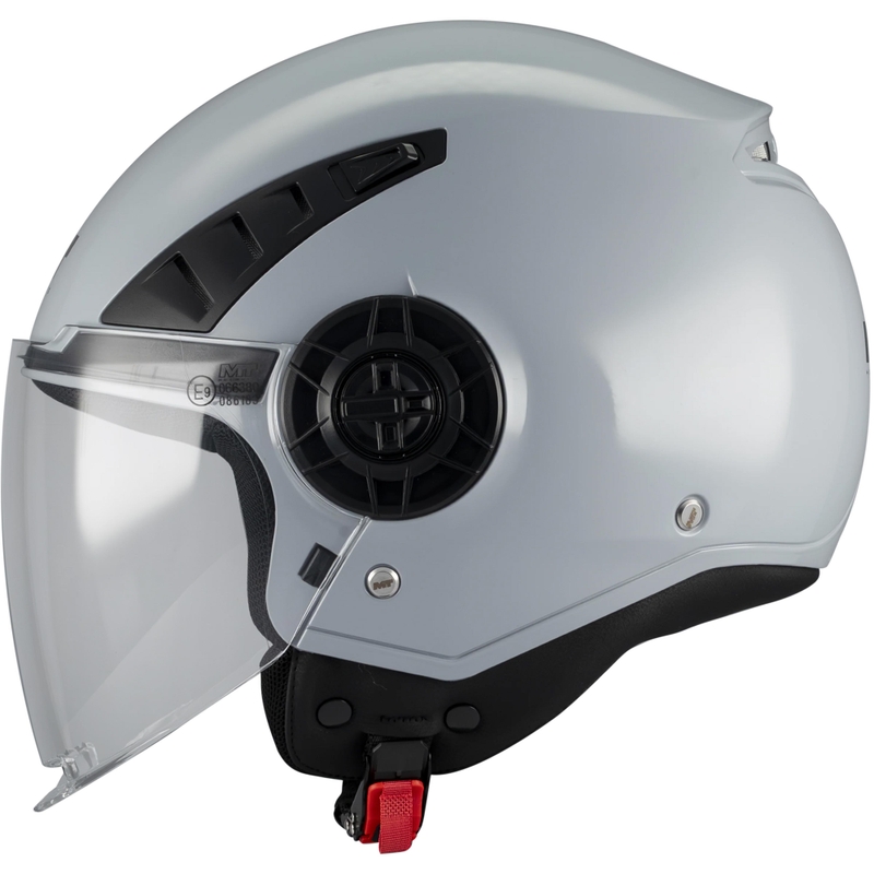 Otvorena motociklistička kaciga MT Aeris Pure A12, sjajno siva