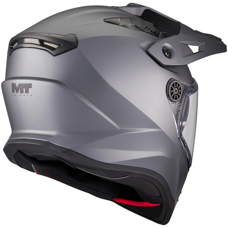 Enduro motociklistička kaciga MT Track SV Pure A2 mat siva